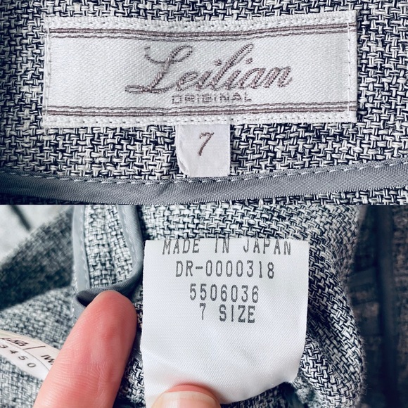 Leilian Original Button Front Boho Fringe Made In Japan Blazer Jacket Size 7 - Picture 7 of 7